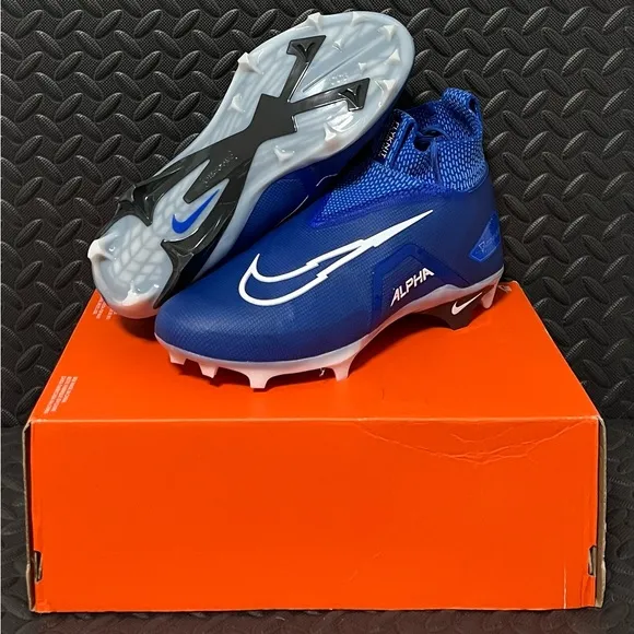 Nike Alpha Menace Elite‎ 3 Football Cleats Royal Blue Mens Sizes