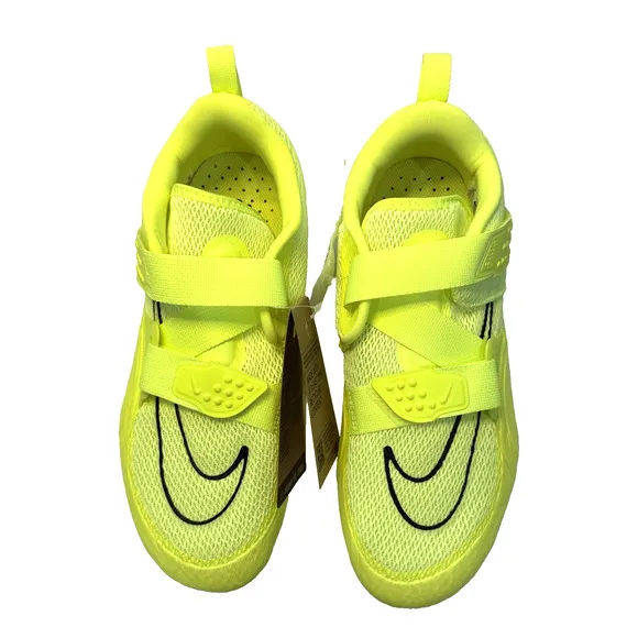 Nike Cycling Shoes Mens SuperRep 2 Next Nature Volt Indoor Cycling Neon