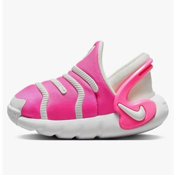 Nike Dynamo 2 EasyOn Baby/Toddler Shoes Sz 5 Laser Fuchsia/White/Summit White