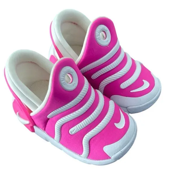 Nike Dynamo 2 EasyOn Baby/Toddler Shoes Sz 5 Laser Fuchsia/White/Summit White