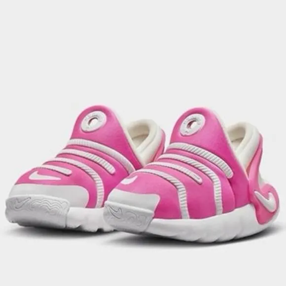 Nike Dynamo 2 EasyOn Baby/Toddler Shoes Sz 5 Laser Fuchsia/White/Summit White