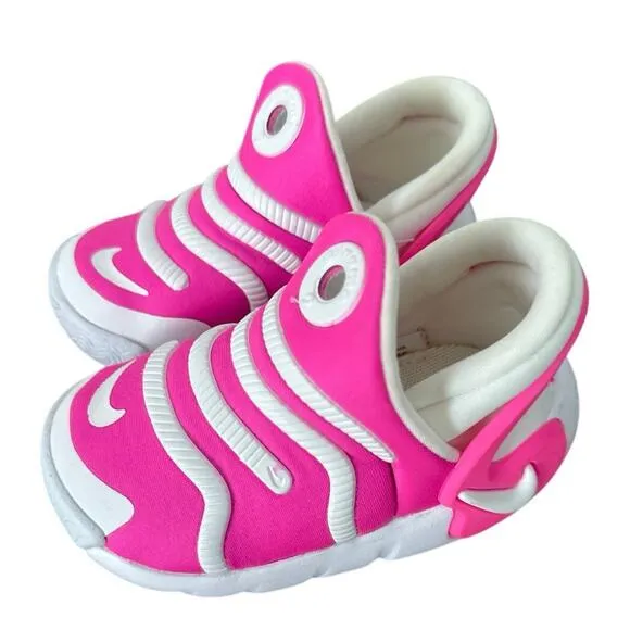 Nike Dynamo 2 EasyOn Baby/Toddler Shoes Sz 5 Laser Fuchsia/White/Summit White