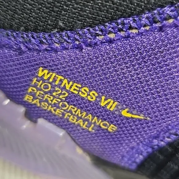Nike Lebron Witness VII Lakers Basketball Shoes Mens Size 11