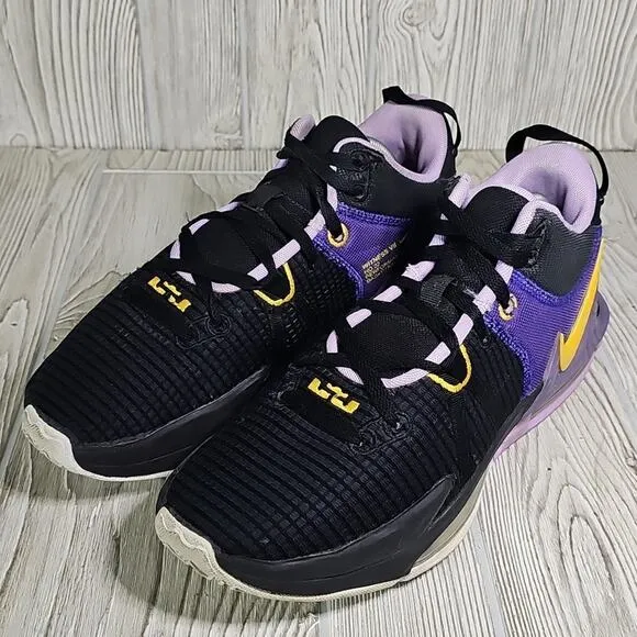 Nike Lebron Witness VII Lakers Basketball Shoes Mens Size 11