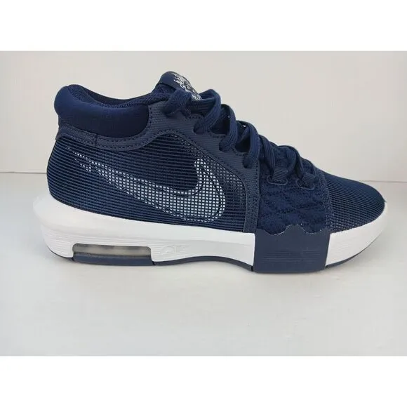 Nike LeBron Witness VIII TB College Navy/White FB9944-400  Men's Size 8.5 Blue
