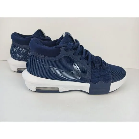 Nike LeBron Witness VIII TB College Navy/White FB9944-400  Men's Size 8.5 Blue