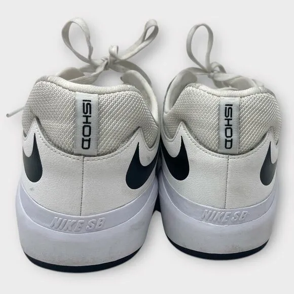 Nike Men's Sz 15 Ishod Wair Premium SB 'White Black' Skate Shoes DZ5648-101