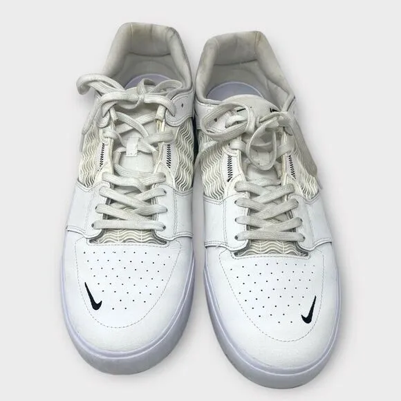 Nike Men's Sz 15 Ishod Wair Premium SB 'White Black' Skate Shoes DZ5648-101