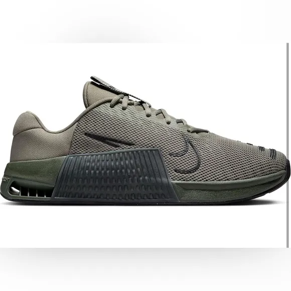 Nike Metcon 9 Men's Size 6.5 Army Green Black Gym Training nby Shoes DZ2617 301