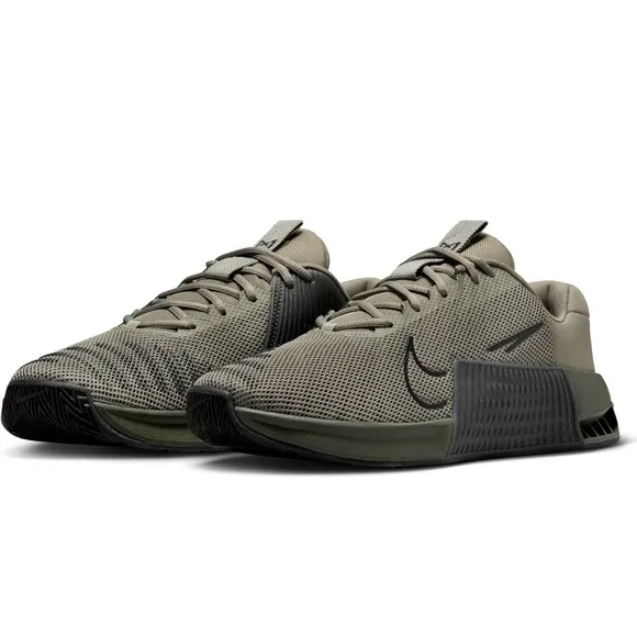 Nike Metcon 9 Men's Size 6.5 Army Green Black Gym Training nby Shoes DZ2617 301