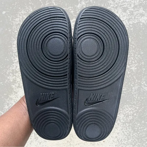 NIKE OFFCOURT SLIDE BLACK WHITE OFF