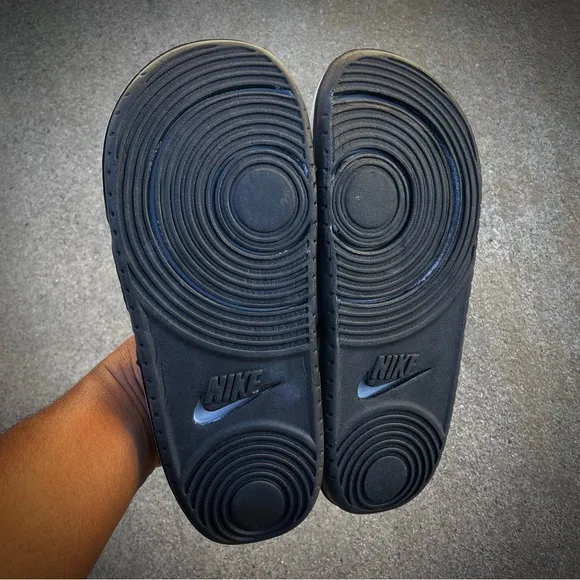 NIKE OFFCOURT SLIDE BLACK WHITE OFF