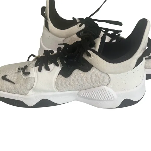 Nike PG 5 Paul George Men's Basketball Shoes White-Glacier Blue-Platinum Tint
