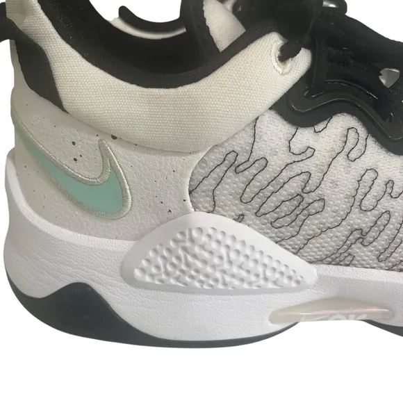 Nike PG 5 Paul George Men's Basketball Shoes White-Glacier Blue-Platinum Tint