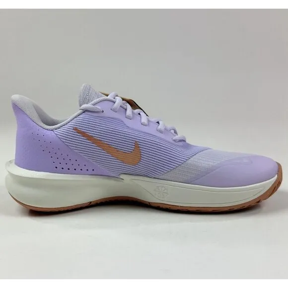 Nike Precision VII Womens 7.5 Lilac Purple Basketball Shoes Sneakers HF1585-500