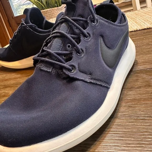 Nike Roshe Two 844656-400 Running Shoes Gym Trainers Midnight Navy Blue 9.5