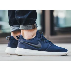 Nike Roshe Two 844656-400 Running Shoes Gym Trainers Midnight Navy Blue 9.5