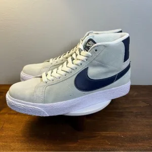 Nike SB Blazer Mid Shoes Barely Green, Navy, Barely Green, White NWOT