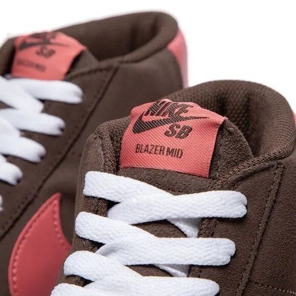 Nike SB Zoom Blazer Mid 'Brown Adobe' FD0731-200‎ Suede Shoes M 10.5 / W 12 NIB