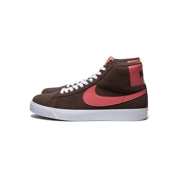Nike SB Zoom Blazer Mid 'Brown Adobe' FD0731-200‎ Suede Shoes M 10.5 / W 12 NIB