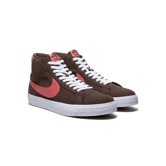 Nike SB Zoom Blazer Mid 'Brown Adobe' FD0731-200‎ Suede Shoes M 10.5 / W 12 NIB
