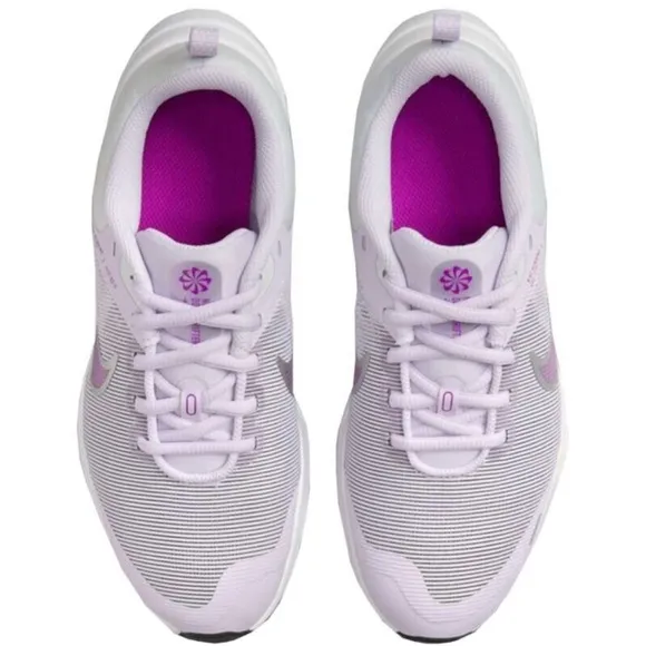 Nike Sneakers girl 3.5 White and Violet Downshifter 12 Running shoes