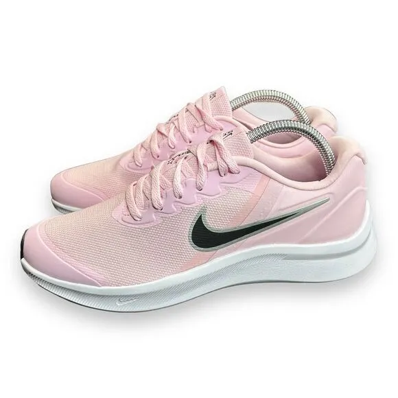 Nike Star Runner 3 Girl's Running Size 6.5Y/8 Women Shoes Pink /White DA2776-601