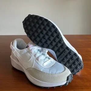 Nike Waffle Debut DH9523-100 Casual Shoes White tan  Women's NWOB