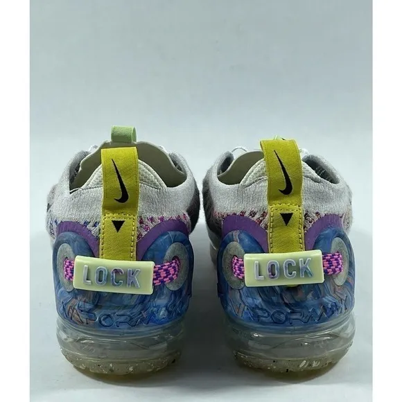 Nike Women’s Air Vapormax 2020 FK Flyknit Shoe CJ6741 001 Pure Platinum Sz-6