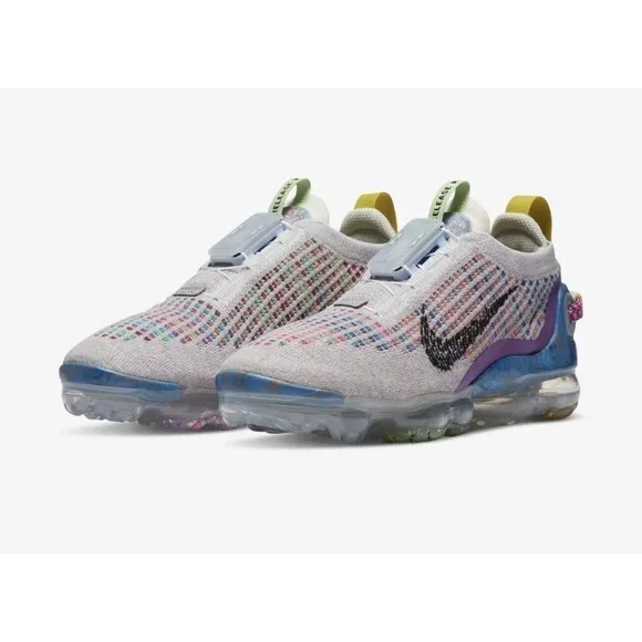 Nike Women’s Air Vapormax 2020 FK Flyknit Shoe CJ6741 001 Pure Platinum Sz-6