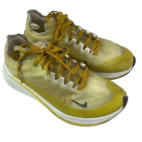 Nike Zoom Fly SP Dark Citron AJ9282 300 Lightweight Running Shoes