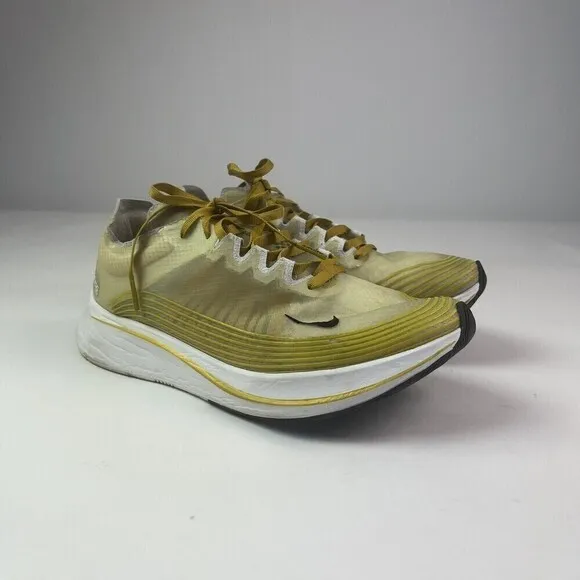 Nike Zoom Fly SP Dark Citron AJ9282 300 Lightweight Running Shoes