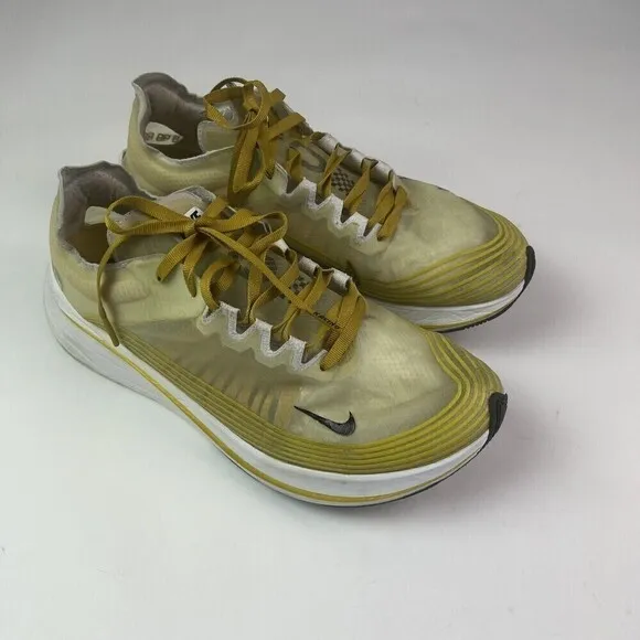 Nike Zoom Fly SP Dark Citron AJ9282 300 Lightweight Running Shoes