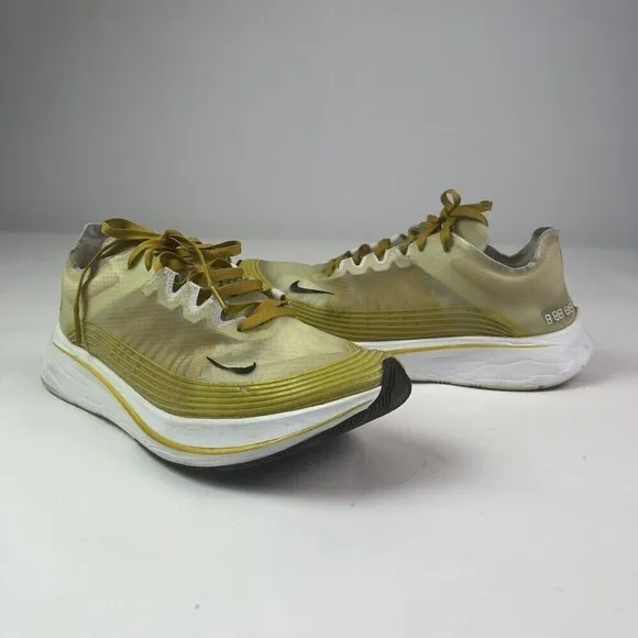 Nike Zoom Fly SP Dark Citron AJ9282 300 Lightweight Running Shoes