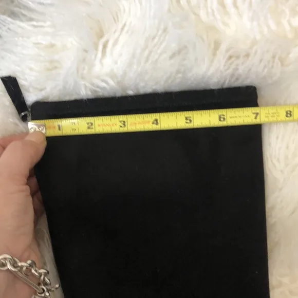 NINE WEST Black Super soft Faux Suede Heeled Boots