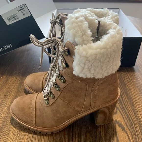 Nine West Pennie Ankle Boots Women's  6.5 M NEW