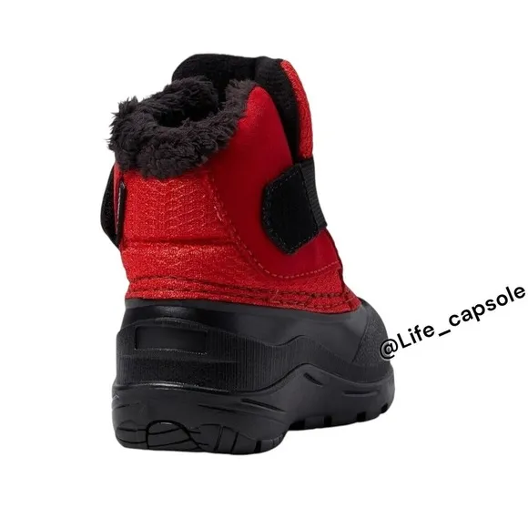North Face Size 6 Toddler Boots Kids Red Alpenglow II Children Waterproof‎ Snow