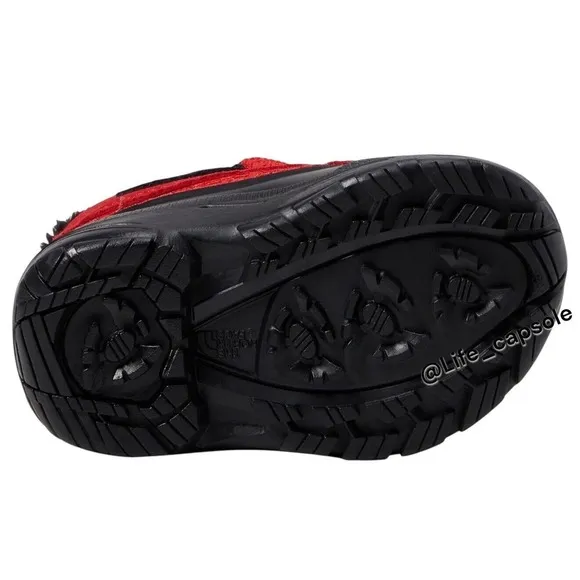 North Face Size 6 Toddler Boots Kids Red Alpenglow II Children Waterproof‎ Snow