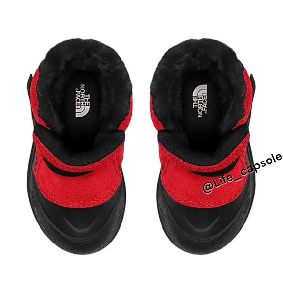 North Face Size 6 Toddler Boots Kids Red Alpenglow II Children Waterproof‎ Snow