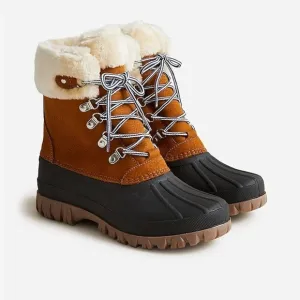 NWB J.Crew Perfect Winter boots H1891 White