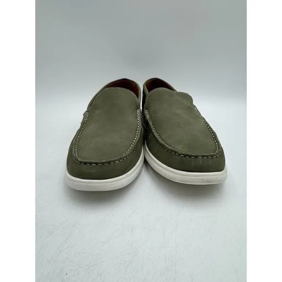 NWD Johnston &amp; Murphy BRANNON Men's Slip On Casual Shoe Green Size 11.5 Medium