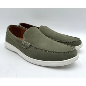 NWD Johnston &amp; Murphy BRANNON Men's Slip On Casual Shoe Green Size 11.5 Medium