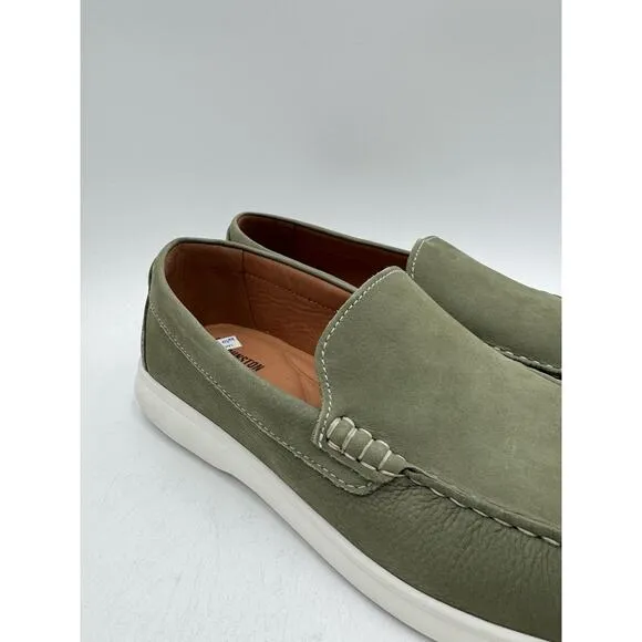 NWD Johnston &amp; Murphy BRANNON Men's Slip On Casual Shoe Green Size 11.5 Medium