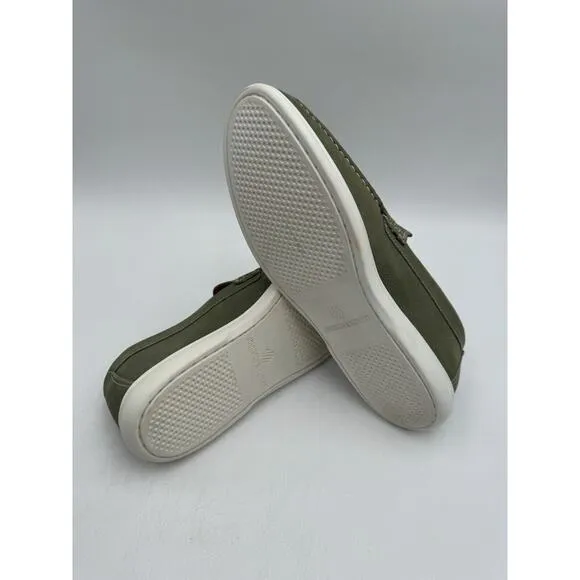 NWD Johnston &amp; Murphy BRANNON Men's Slip On Casual Shoe Green Size 11.5 Medium