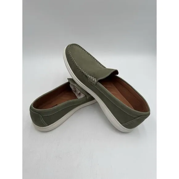 NWD Johnston &amp; Murphy BRANNON Men's Slip On Casual Shoe Green Size 11.5 Medium