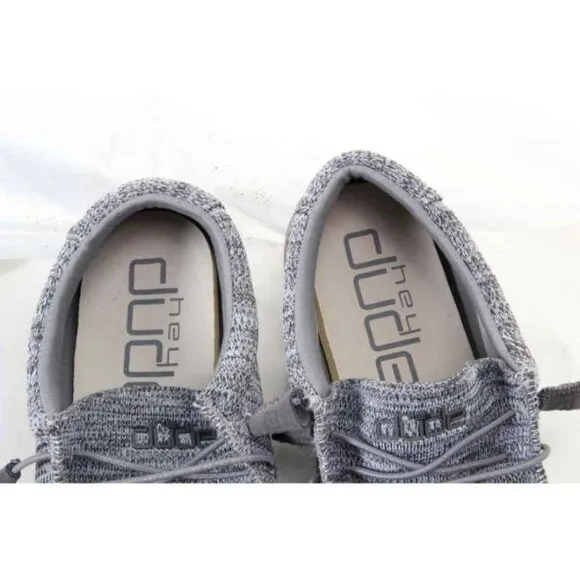 nwob hey dude sneakers shoes wally b sox  slip on mens casual sz 13 eur 46