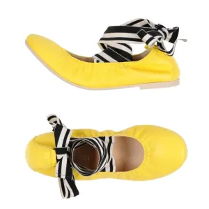 NWOT Ballin pebbled leather ballet flats size 8.5/EU39 STUNNING