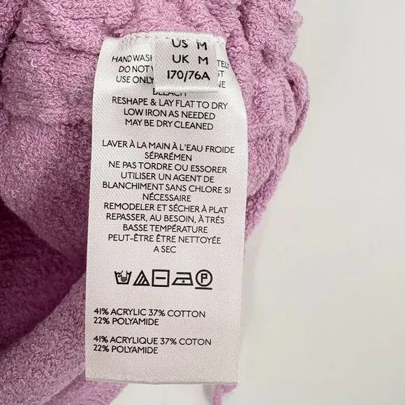 NWOT Free People Beach Cabo Skirt in Candy Lilac, Med, Ruched Vacation Festival