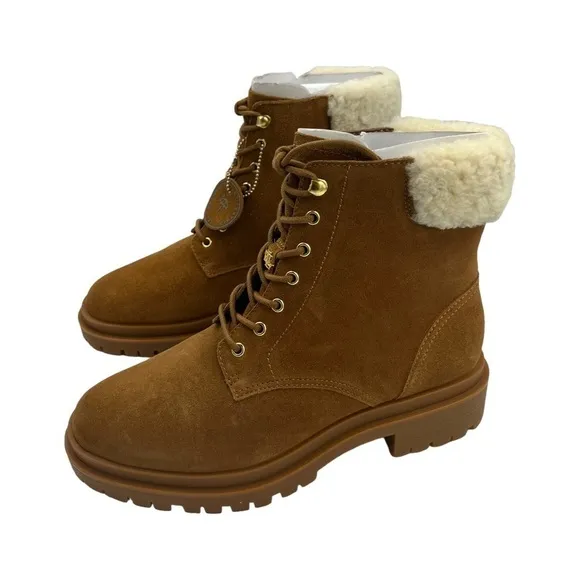 NWOT LAUREN RALPH LAUREN Carlee Suede Boots 7.5