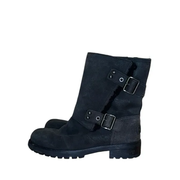 NWOT UGG Niels II Shearling Lined Dark Grey Waterproof Winter Boots Size‎ 6